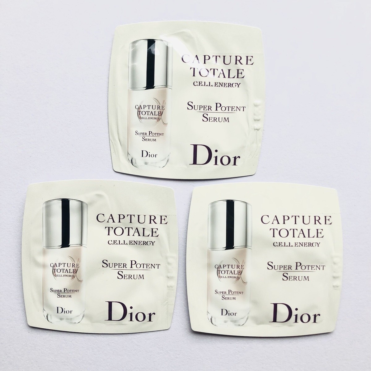 3 x Dior Capture Totale C.E.L.L. Energy Super Potent Serum