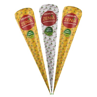 3 Pack Zenia 100% Premium Natural Henna Cones 35g | eBay