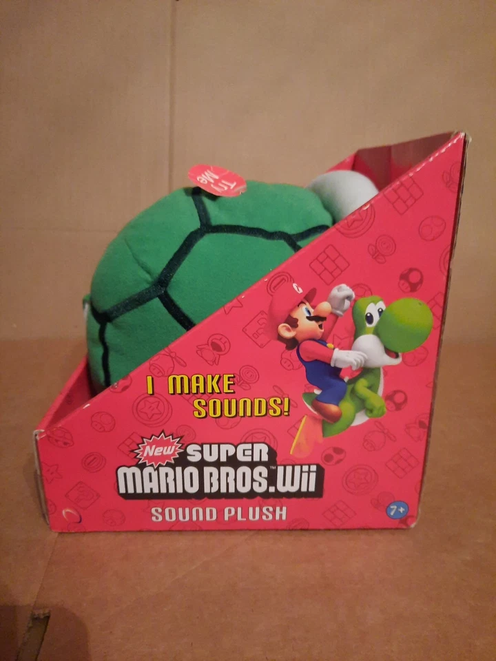 Super Mario Bros. Wii Sonido Peluche Verde Koopa Shell - Envío Gratis  Foto 2 de 4