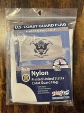 U.S. Coast Guard 3' x 5' Betsy Flag~Printed Nylon and Brass Grommets~Made In USA
