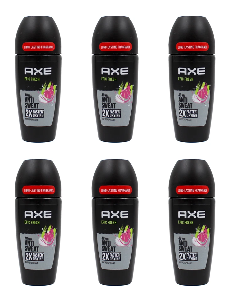 Axe Epic Fresh Anti Sweat Roll-on Antiperspirant , 6x50ml EAN59092551