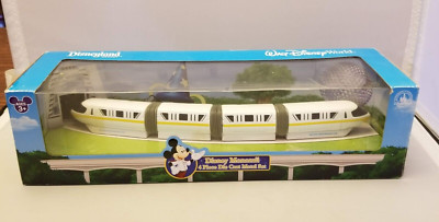 Monorail Disney Theme Park Collection 4 Piece Die Cast Metal  NIB Yellow stripe