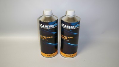 *NEW* MasterPro 9123CA Hot Rod Black Refinishing Reducer 1qt (Qty 2)
