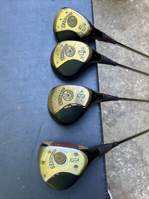 Spalding Executive Right Handed Wood Drivers Golf Clubs Set 1-3-4