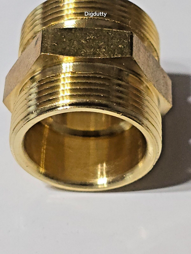 1 in. x 1 in. Tube OD - STRAIGHT UNION - Brass Compression Fitting 1" x 1" - NEW - Picture 9 of 12