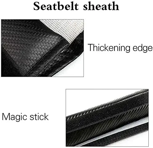 4pcs Car SUV Red Safety Seat Belt Shoulder Pad Cover for Dodge Accessories - Image 4 of 4