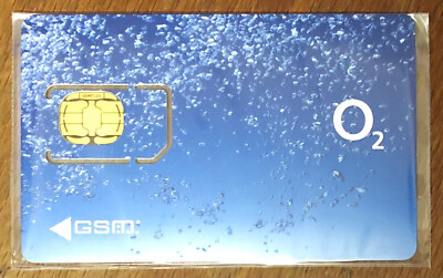 O2 SIM KARTE GSM NEU TELEKARTE KARTE PAY PHONE CARD TELEFONKARTE CARD