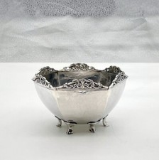 Early 20th Century Modern George V Sterling Silver Bowl London 1933 Omar Ramsden