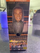 Justin Timberlake, NSYNC, Vintage 2001 Collectible Best Buy Bobble head, NIB