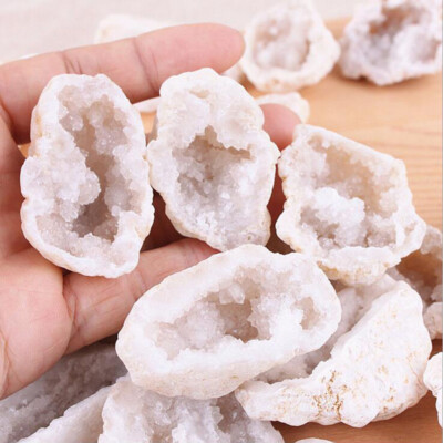 Natural Drusy Crystal Quartz Cluster Geode Healing Reiki Energy Display Specimen