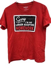 Gildan Kids T Shirt Size Xl 14-16 Short Sleeves s Graffic Red