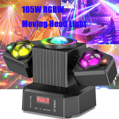 105W Moving Head Light 2LED Magic Ball Stage Effect Lighting DJ Disco Party KTV