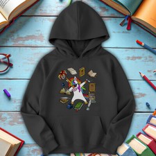 Girls Unicorn Dabbing World Book Day Jumper Hoody Costume Outfits Apparel #WBD