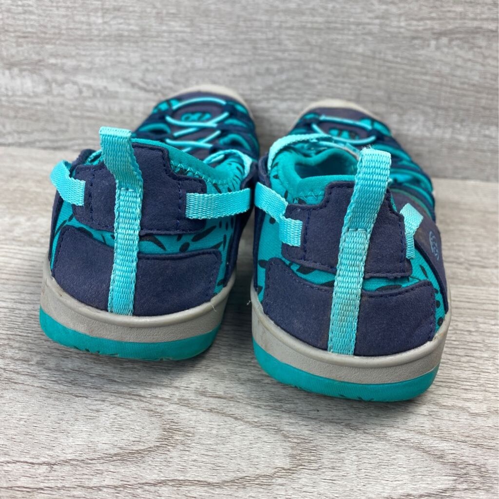 Sandali moxie unisex bambino KEEN blu cravatta elastica taglio basso 6