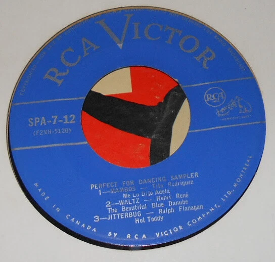 RCA Victor SPA 7-12 Perfect For Dancing Sampler Various Artist 45 RPM Canadian - Image 3 of 4