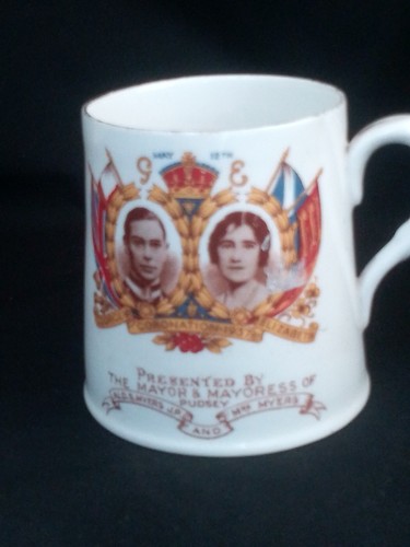 Royal Coronation, Cup 1937, George 6th, Wellington China - Picture 3 of 10