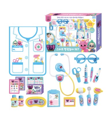 PINKFONG Wonder Star Smart Hospital Doctor Medical Tools Play Toy Set Kid  Gift