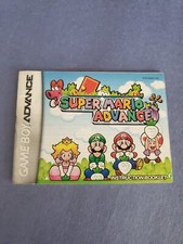 Supoer Mario Nintendo GameBoy Advance Instruction Manual Only