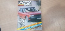 MOTOR MANUAL MAGAZINE WINTER SPECIAL 1981 DAIHATSU CHARADE VOLVO 244 GLE