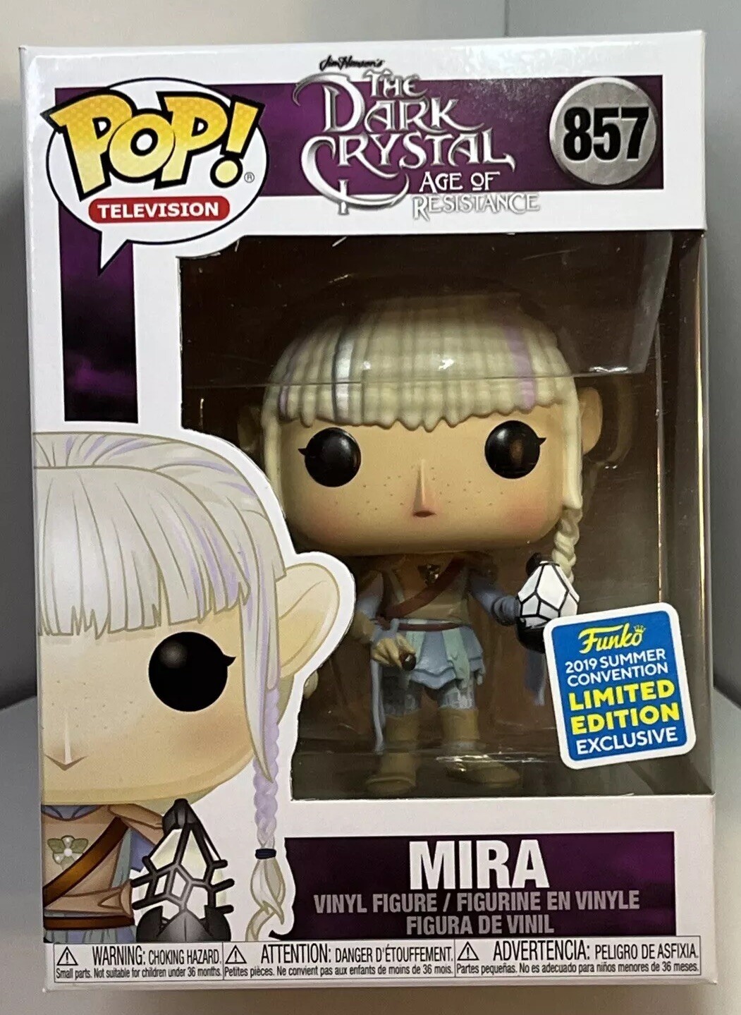 Funko Pop! Mira #857 The Dark Crystal Limited Exclusive Gelfling With Protector