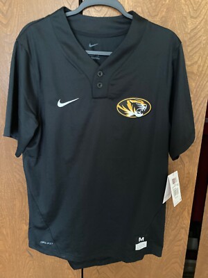 Univ of Missouri Tigers Nike Men's Black Replica 2-Button Baseball