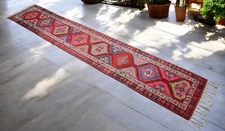 EXTRA LONG Runner Rug HandMade Rug Runner Hallway Decor Oushak rug 3x14 ft apprx