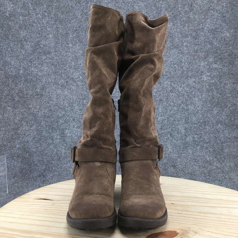 Carlos by Carlos Santana Mujer 6.5M-WC Sabina Alto Montar Marrón Hasta la Rodilla Cubano Foto 4 de 4