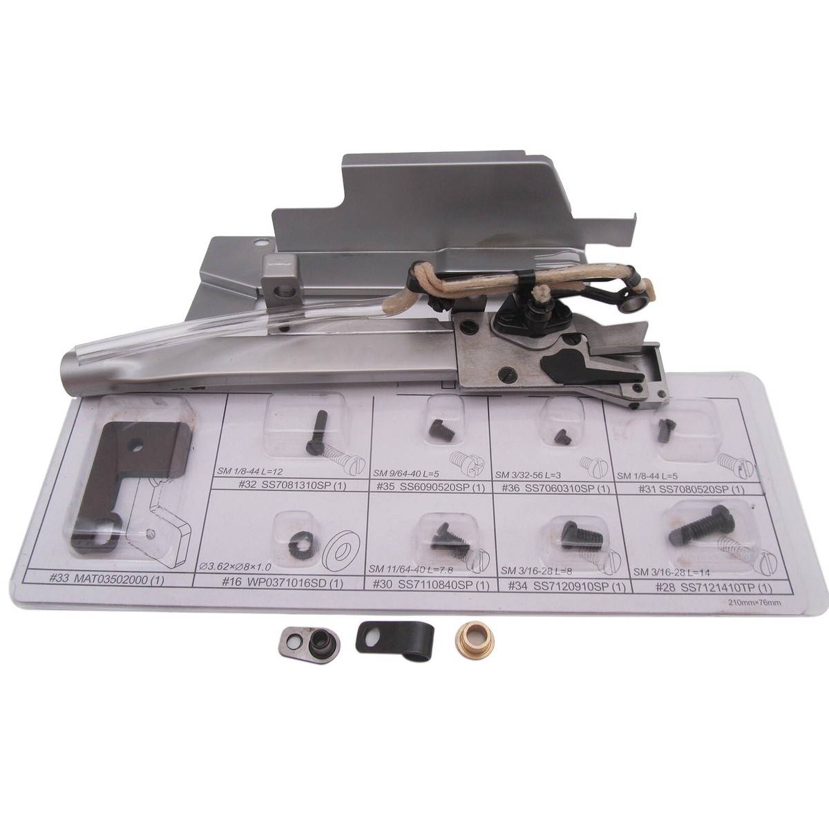専用、41 1 SET #TO-41 FLAT CUTTER Assembly fit for JUKI MO-3616 MO-3916 MO
