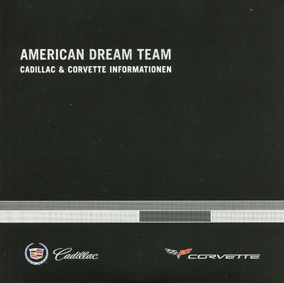 AMERICAN DREAM TEAM Cadillac & Corvette Informationen CD-ROM von 2005         