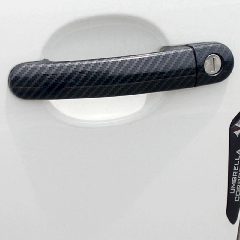 Cubiertas inteligentes de manija de puerta de coche de carbono ABS para VW Golf 4 MK4 Volkswagen 1997-2006 Foto 2 de 2