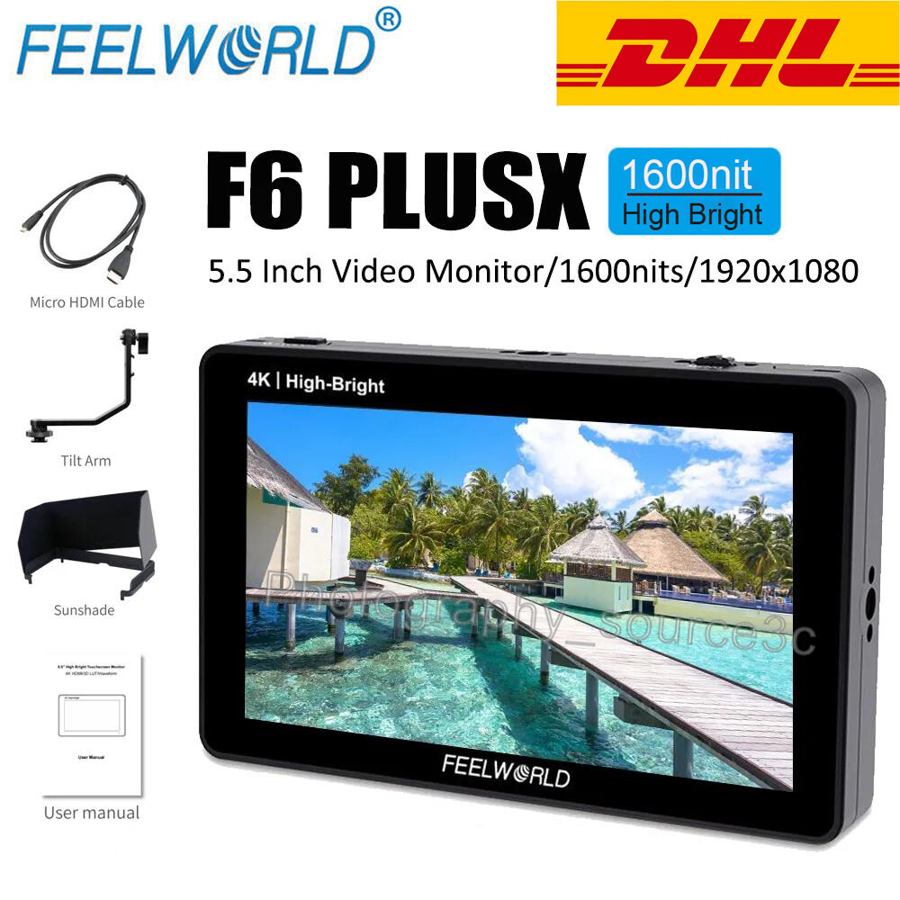 FEELWORLD F6 PLUSX 5.5 inch 1600nit Video Field Monitor 4K