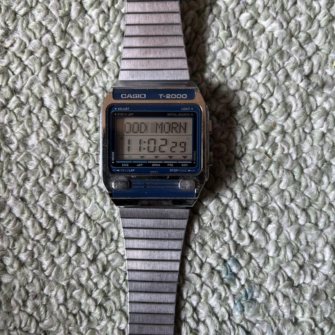 レア VINTAGE 1984's CASIO T-2000 デジタル腕時計 レア VINTAGE 1984's CASIO T-2000 デジタル腕時計 - メルカリ