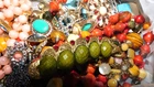 16.5 LBS VTG/NOW MIXED COSTUME JEWELRY LOT RINGS PENDANTS 25 SIGNED AVON EXPRESS