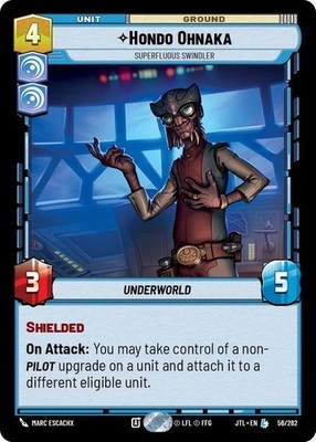 Star Wars Unlimited: Jump to Light Speed Hondo Ohnaka - Superfluous Swindler