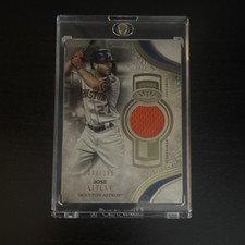 2021 Topps Tier One Relics Jose Altuve Houston Astros Relic Card #T1R-JAL 94/399