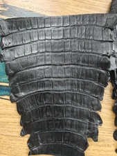 Crocodile skin, Italian genuine alligator leather, exotic leather 