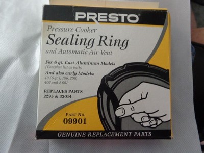 09901 - Presto 6 Qt pressure Cooker Replacement Sealing Ring Gasket