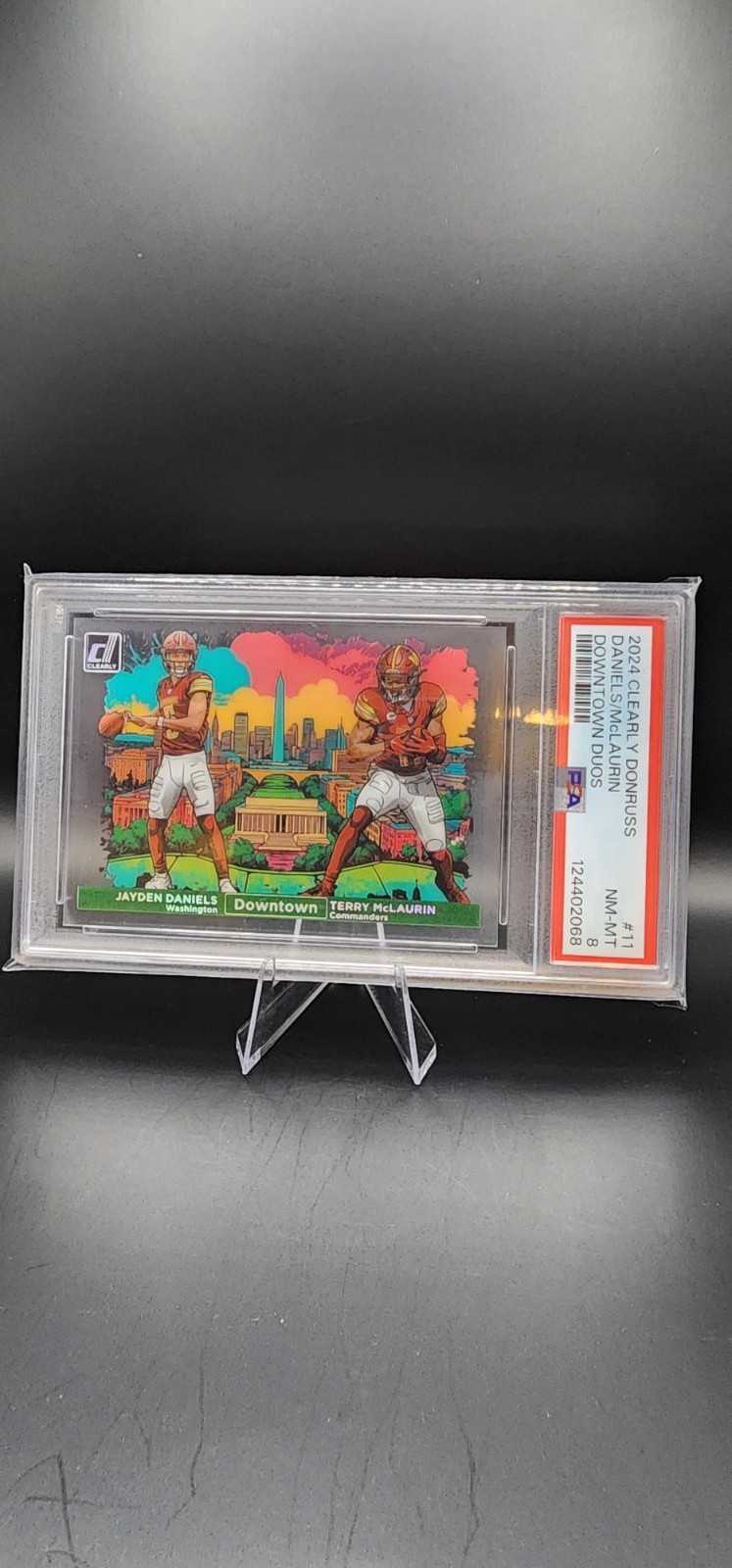 2024 Panini Clearly Donruss - Downtown Duos Terry McLaurin, Jayden Daniels...