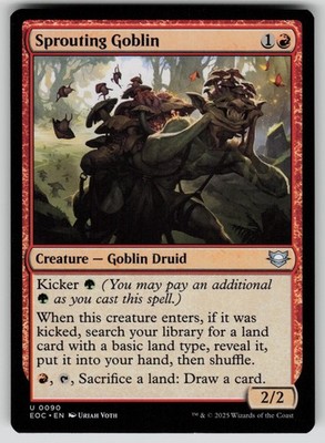 Sprouting Goblin Normal U Commander: Edge of Eternities 90 NM