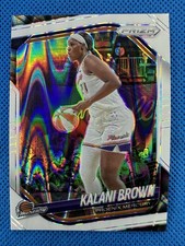 2025 #55 Kalani Brown Panini Prizm WNBA White Seismic Prizm Mercury