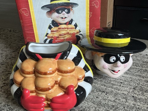 McDonald’s Vintage 1997 Hamburglar Treasure Craft Ceramic Cookie Jar - READ - Picture 5 of 23