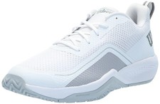 WILSON Rush Pro Lite Men's Tennis Shoe, White/Pearl Blue/Monument, Size 12
