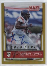 2016 Score Rookies Jumbo Gold Zone Signatures 27/50 Laremy Tunsil #386 Auto 0sm7