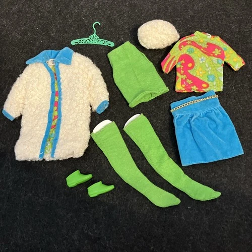 Vintage Francie 1234 The Combination - COMPLETE 1969 Mattel Outfit MINTY!