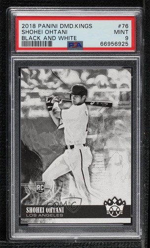 2018 Panini Diamond Kings Black & White Variation Shohei Ohtani Rookie RC 00ab