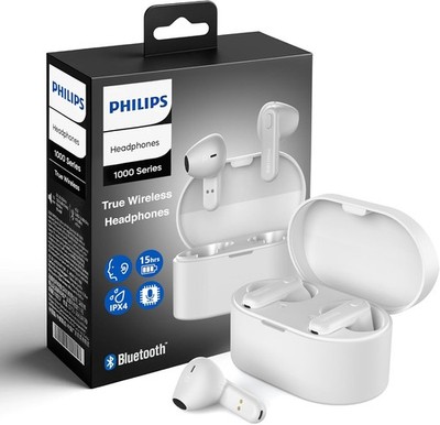 PHILIPS True Wireless Earbuds TWS Bluetooth 5.3 IPX4 Headphones