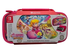 Nintendo Switch Game Traveler Deluxe Travel Case Princess Peach ShowTime Pink Ha