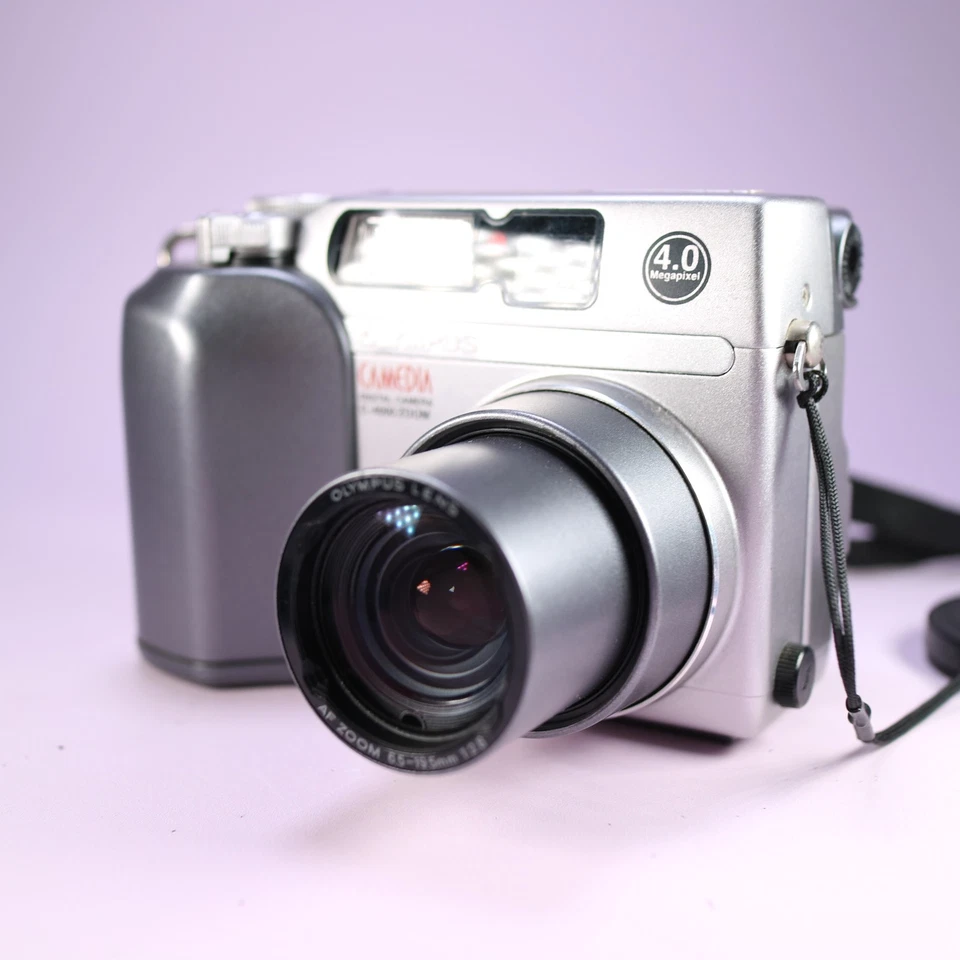 Olympus Digital Camera Camedia C-4000 Zoom 4.0MP Silver Tested - Image 2 of 4