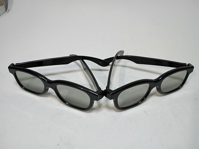 Vintage RealD 3D Glasses - Meant For 3D TV's or Blu-Ray Players 2 Pairs