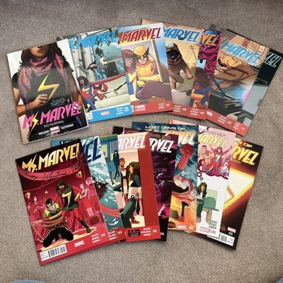 Ms. Marvel #1- 19  (2014) Comic.  Marvel